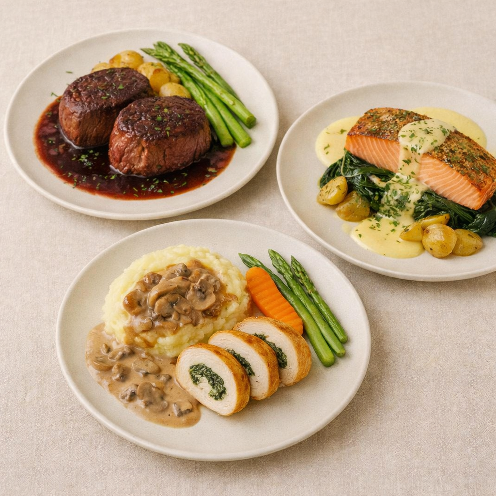 Carne roja, pollo o pescado: qué elegir para tu banquete | Apetito Banquetes